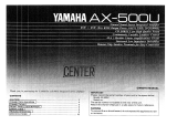 Yamaha AX-500 El kitabı