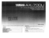 Yamaha AX-700U El kitabı