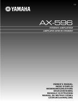 Yamaha AX-596 El kitabı