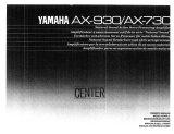 Yamaha AX-930 El kitabı