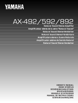 Yamaha AX-892 El kitabı