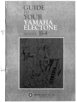 Yamaha B-4 El kitabı