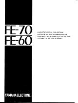 Yamaha FE-70 El kitabı