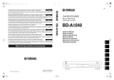 Yamaha BD-A1040 El kitabı
