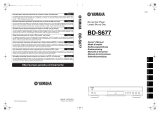 Yamaha BD-S677Owner El kitabı