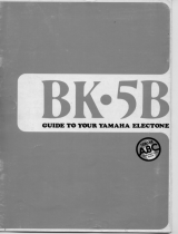 Yamaha BK-5B El kitabı