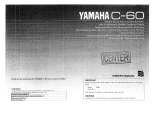 Yamaha C-60 El kitabı