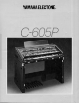 Yamaha Electone C-605 El kitabı