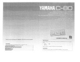 Yamaha C-80 El kitabı