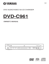 Yamaha DVD-C961 El kitabı
