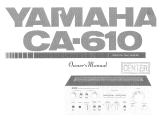 Yamaha CA-610 El kitabı