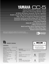 Yamaha CC5 Kullanım kılavuzu