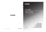 Yamaha CD-S300 El kitabı