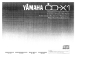 Yamaha CD-X1 El kitabı