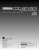 Yamaha CDC-501 El kitabı