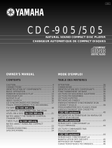 Yamaha CDC-505 El kitabı