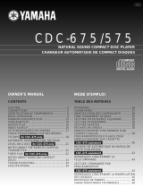 Yamaha CDC-575 El kitabı
