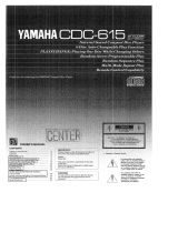 Yamaha CDC-615 El kitabı