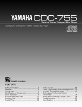 Yamaha CDC-755 El kitabı