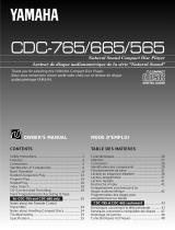 Yamaha CDC-565 Kullanım kılavuzu