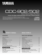 Yamaha CDC-902 Kullanım kılavuzu