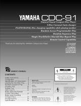 Yamaha CDC-91 Kullanım kılavuzu