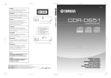 Yamaha CDR-D651 El kitabı