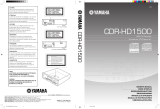 Yamaha CDR-HD1500 El kitabı