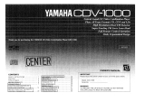 Yamaha CDV-1100RS El kitabı