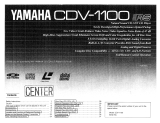 Yamaha CDV-1100 El kitabı