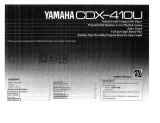 Yamaha CDX410 El kitabı