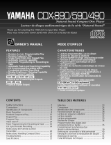 Yamaha CDX-490 El kitabı