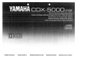 Yamaha CDX-5000 El kitabı