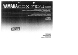 Yamaha CDX-710 El kitabı