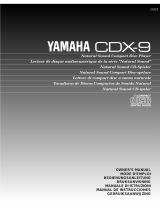Yamaha CDX-9 Kullanım kılavuzu