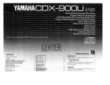Yamaha CDX-900U El kitabı