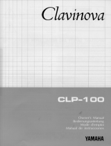 Yamaha CLP-100 El kitabı