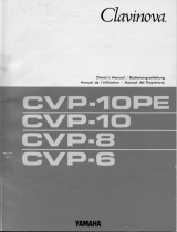 Yamaha CVP-8 El kitabı