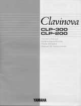 Yamaha CLP-200 El kitabı