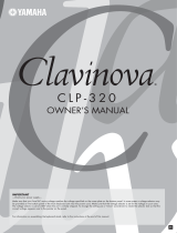 Yamaha Clavinova CLP-320 El kitabı