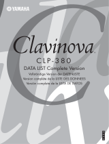 Yamaha Clavinova CLP-380 Veri Sayfası