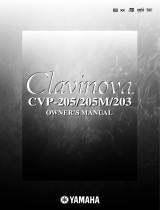 Yamaha Clavinova CVP- Kullanım kılavuzu