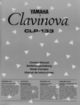Yamaha Clavinova CLP-133 El kitabı