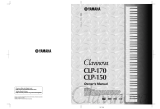Yamaha Clavinova CLP-150 El kitabı