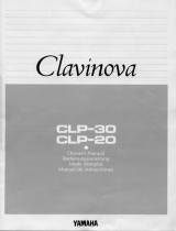 Yamaha Clavinova CLP-20 El kitabı