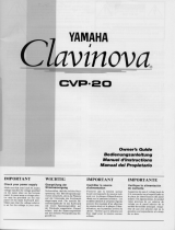 Yamaha CVP-20 El kitabı