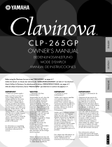 Yamaha Clavinova CLP-265GP El kitabı