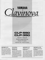 Yamaha CLP-350 El kitabı