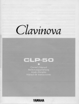 Yamaha Clavinova CLP-50 El kitabı