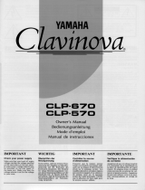 Yamaha CLP 570 El kitabı